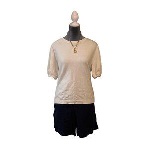 J.Crew Ivory Tie-Back Sweater XL ✨ Cozy Chic Vibes